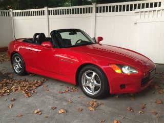 A red Honda S2000