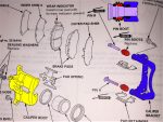 Brake Caliper - Exploded View